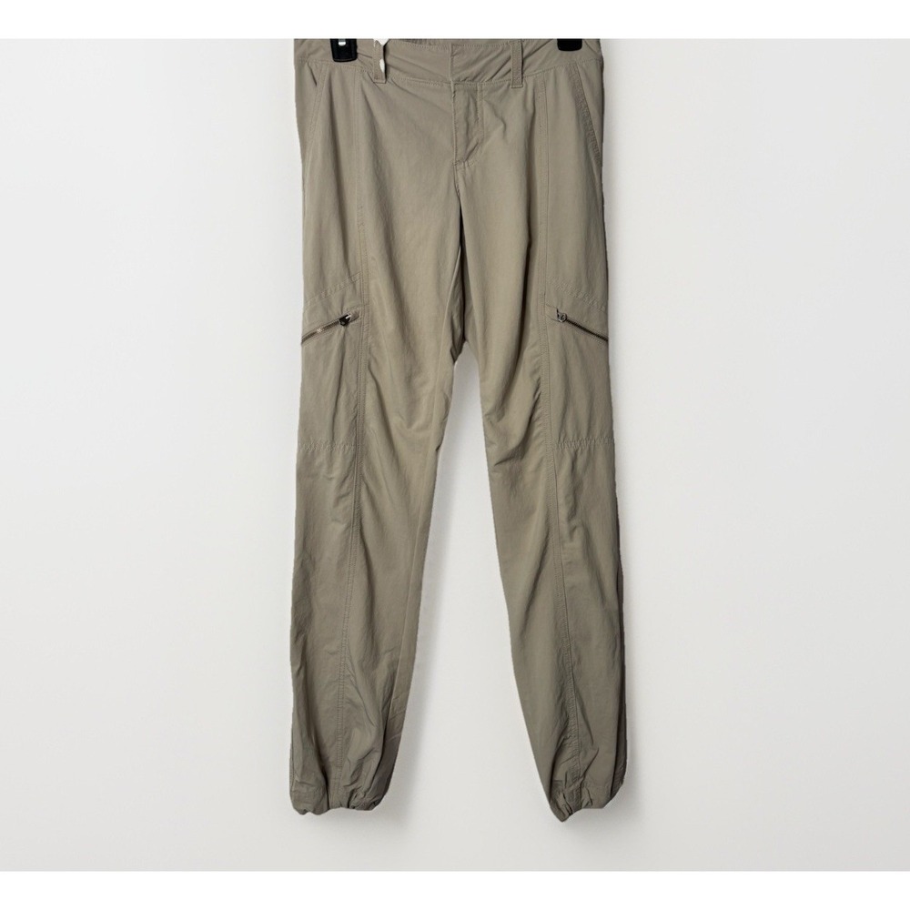 Athleta Pants Womens 2 Khaki Chelsea Cargo Jogger Hiking Travel Outdoor Utility
